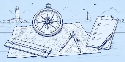Navigation und Kartenkunde in der nautischen Wissensdatenbank