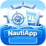 Logo der NautiApp dem Fragenkatalog ohne PDF